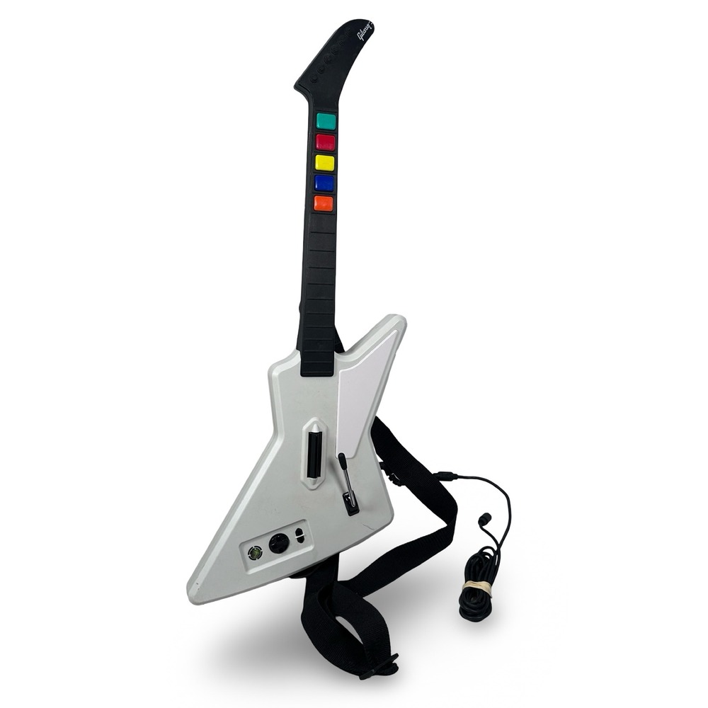 RedOctane Gibson X-Plorer Xbox 360 Wired Guitar Controller White 95065 2007